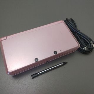 ニンテンドー3DS(ニンテンドー3DS)の安心の整備済み！◆任天堂3DS 中古本体◆ミスティピンク◆31(携帯用ゲーム機本体)