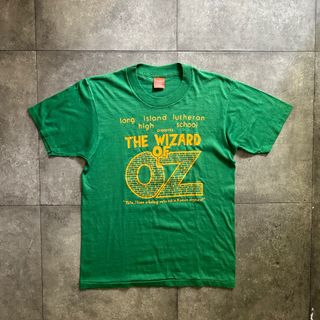 スクリーンスターズ(SCREEN STARS)の80s スクリーンスターズ tシャツ USA製 L グリーン オズの魔法使い(Tシャツ/カットソー(半袖/袖なし))