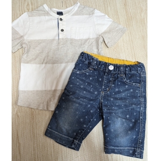 ベビーギャップ(babyGAP)の男の子　夏服100cm　2点セット(Tシャツ/カットソー)