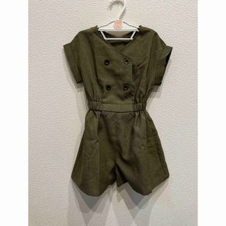 ジーユー(GU)の女の子　子供服　GU　オールインワン　夏服　110センチ(ワンピース)