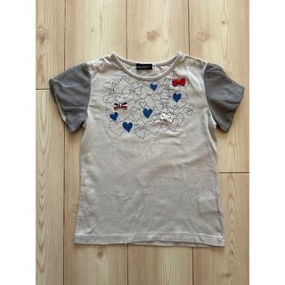 ベベ(BeBe)の美品　BeBe  デザイントップス (Tシャツ/カットソー)