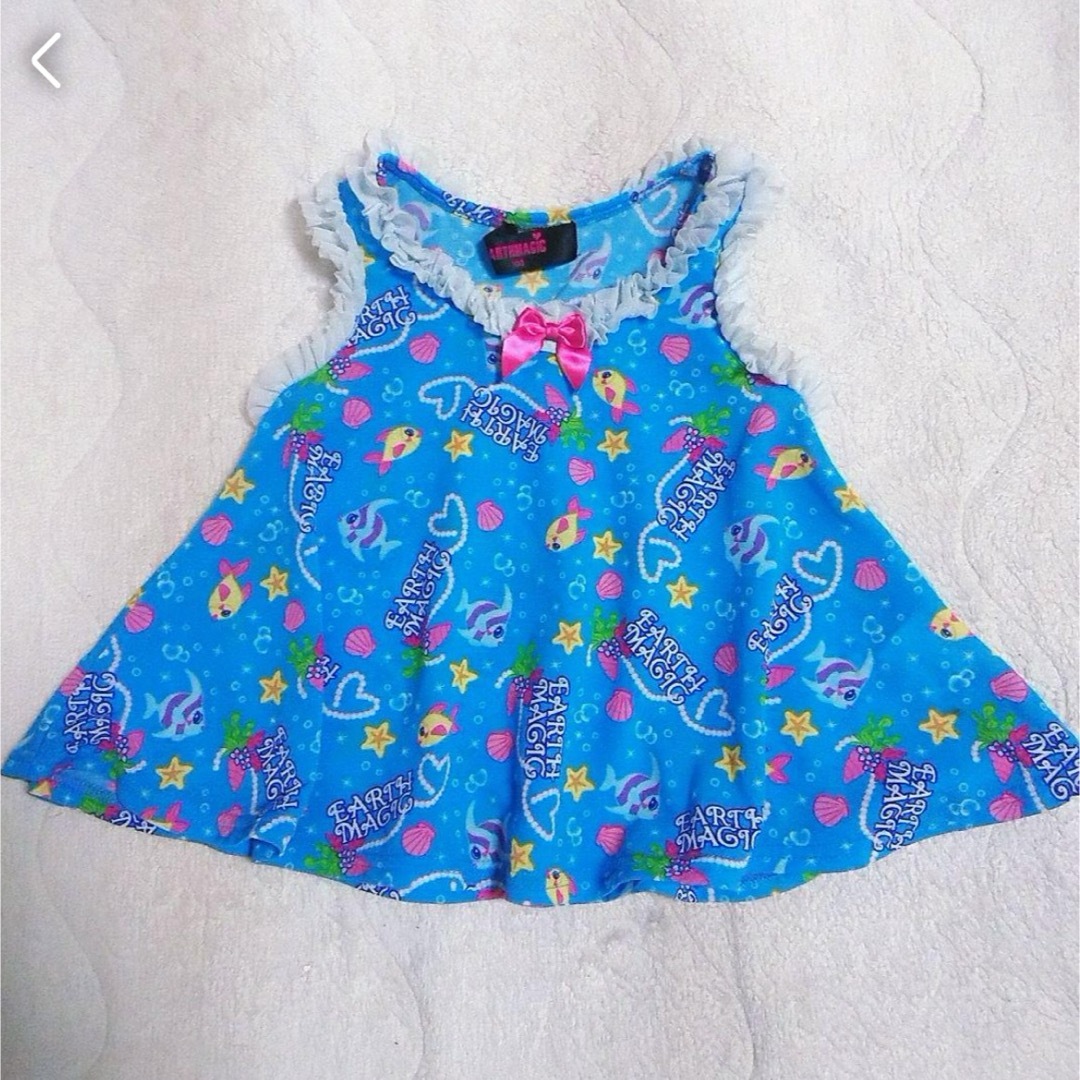 EARTHMAGIC(アースマジック)の美品＊EARTHMAGIC＊チュニック キッズ/ベビー/マタニティのキッズ服女の子用(90cm~)(Tシャツ/カットソー)の商品写真