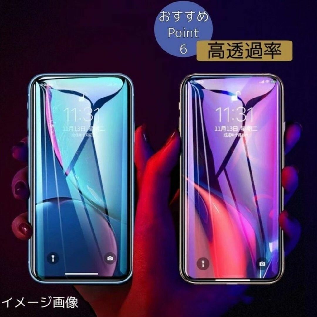 (即購入OK)9H　ゴリラガラス　覗き見防止フィルム(iPhone14) スマホ/家電/カメラのスマホアクセサリー(保護フィルム)の商品写真