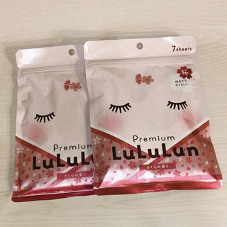 LuLuLun ルルルン Premium さくらの香り 桜 7枚×2袋セット(パック/フェイスマスク)