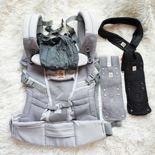 エルゴベビー(Ergobaby)のErgobaby ADAPT クールエア メッシュ グレー 抱っこ紐(抱っこひも/おんぶひも)