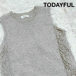 トゥデイフル(TODAYFUL)の美品 TODAYFUL ニットベスト サマーニット(ベスト/ジレ)