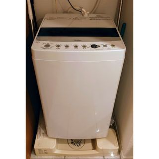 ハイアール(Haier)のHaier 全自動洗濯機 4.5kg 2020年製 JW-C45D(W)(洗濯機)