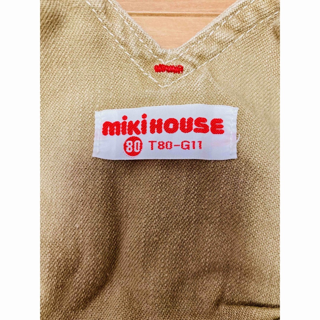 mikihouse(ミキハウス)のミキハウス　オーバーオール キッズ/ベビー/マタニティのベビー服(~85cm)(カバーオール)の商品写真