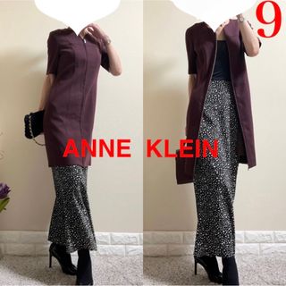 ANNE KLEIN - ANNE KLEIN アンクライン　ウール　ワンピース  ジャケット　9 M