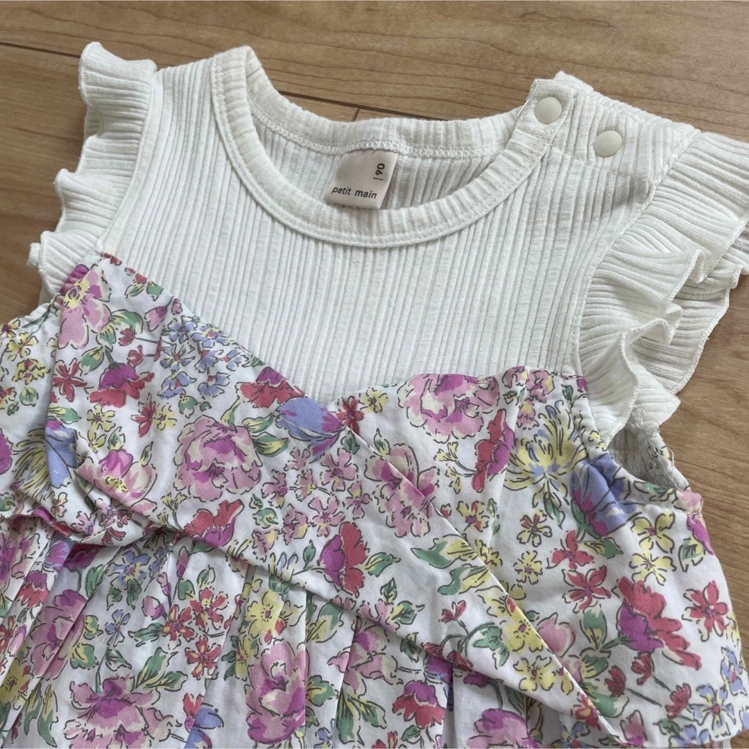 petit main(プティマイン)のトップス　プティマイン キッズ/ベビー/マタニティのキッズ服女の子用(90cm~)(Tシャツ/カットソー)の商品写真