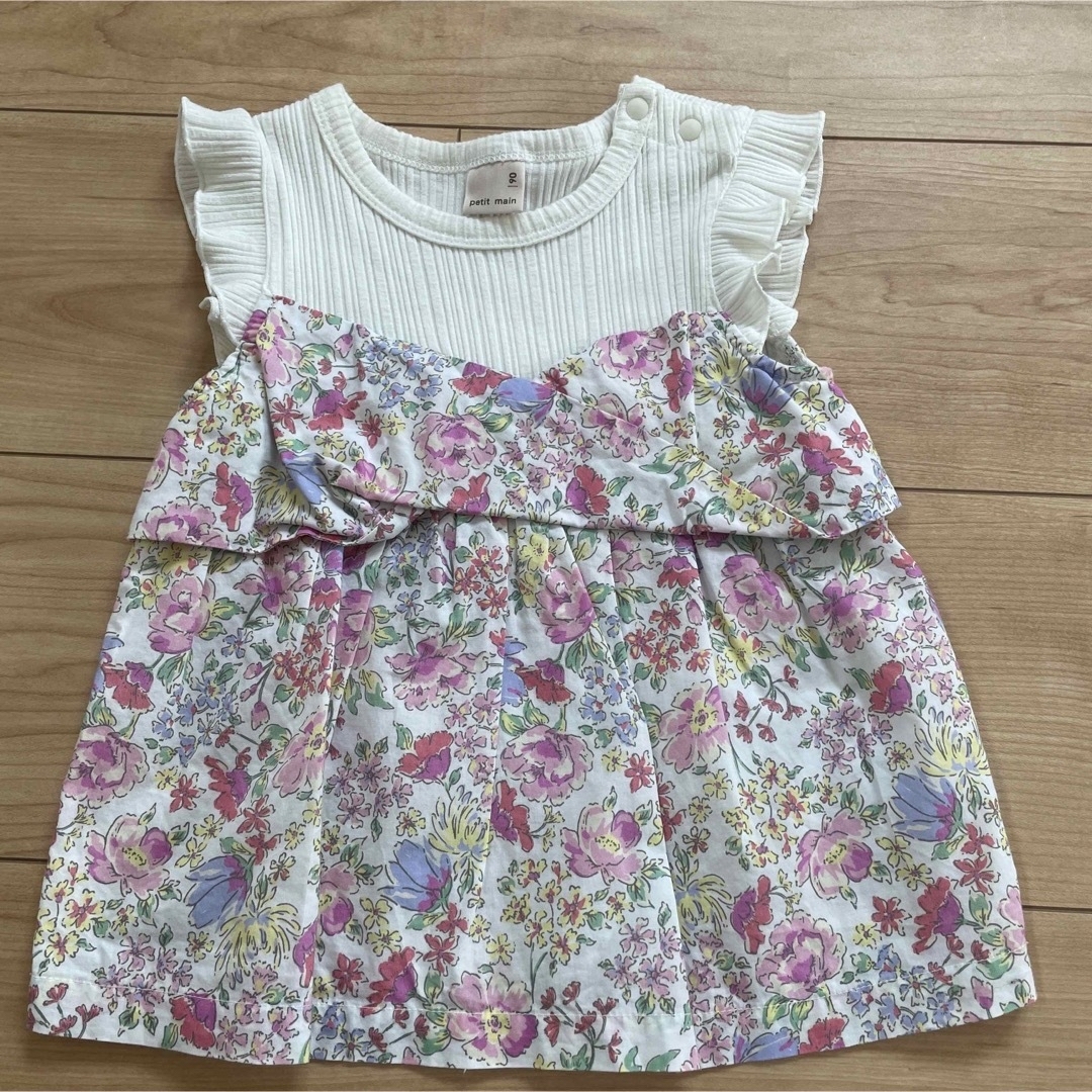 petit main(プティマイン)のトップス　プティマイン キッズ/ベビー/マタニティのキッズ服女の子用(90cm~)(Tシャツ/カットソー)の商品写真