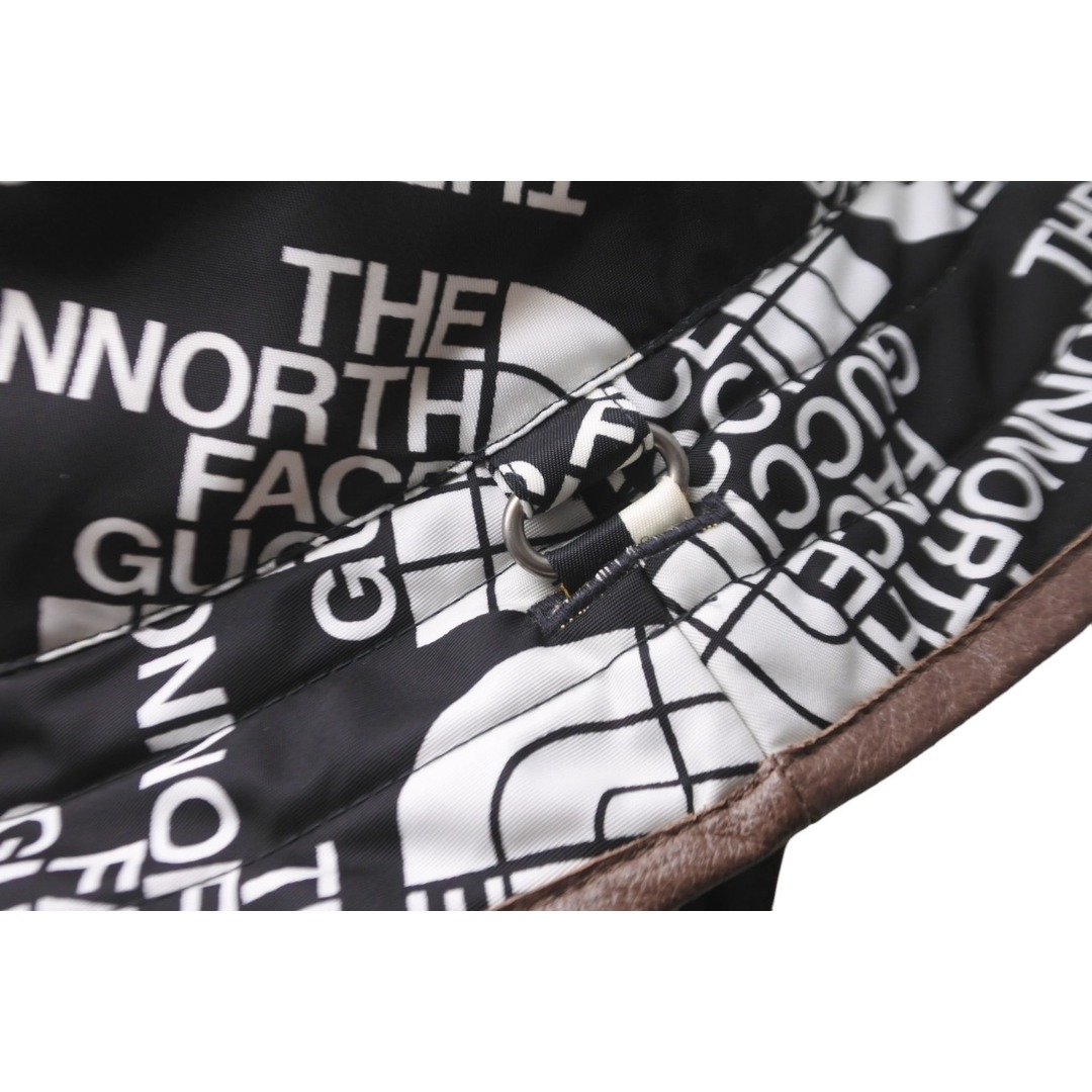 極美品 GUCCI×THE NORTH FACE グッチ 652942 ノースフェイス バケットハット 帽子 イエロー×ブラック タグ欠品 中古 62053 メンズの帽子(その他)の商品写真