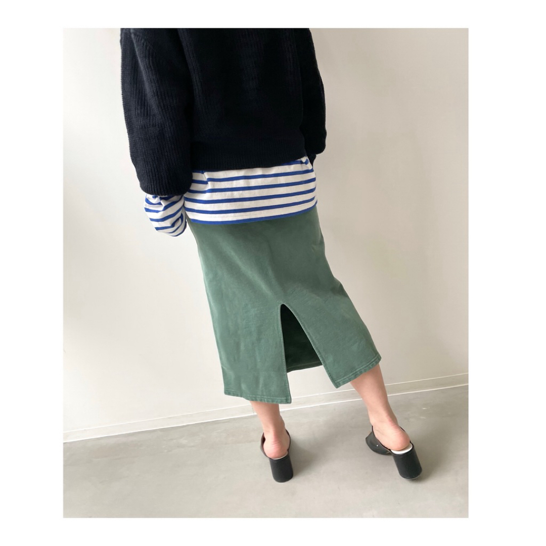 L'Appartement DEUXIEME CLASSE(アパルトモンドゥーズィエムクラス)のL'Appartement【REMI RELIEF】Sweat Skirt レディースのスカート(ロングスカート)の商品写真