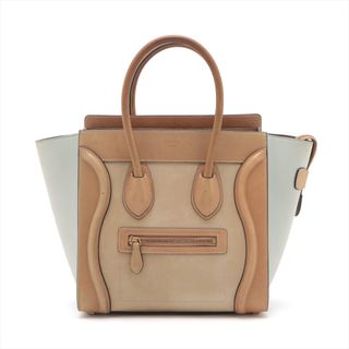 セリーヌ(celine)のセリーヌ  ヌバック×レザー  マルチカラー ユニセックス トートバッグ(トートバッグ)