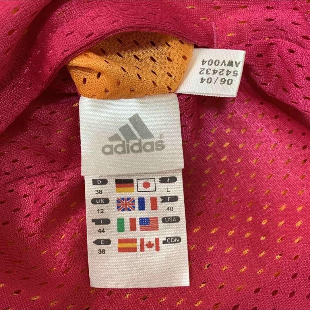 adidas(アディダス)の美品　adidas リバーシブル　メッシュ　トラックジャケット　ジャージ レディースのジャケット/アウター(その他)の商品写真
