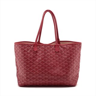 ゴヤール(GOYARD)のゴヤール  PVC×レザー  レッド レディース トートバッグ(トートバッグ)