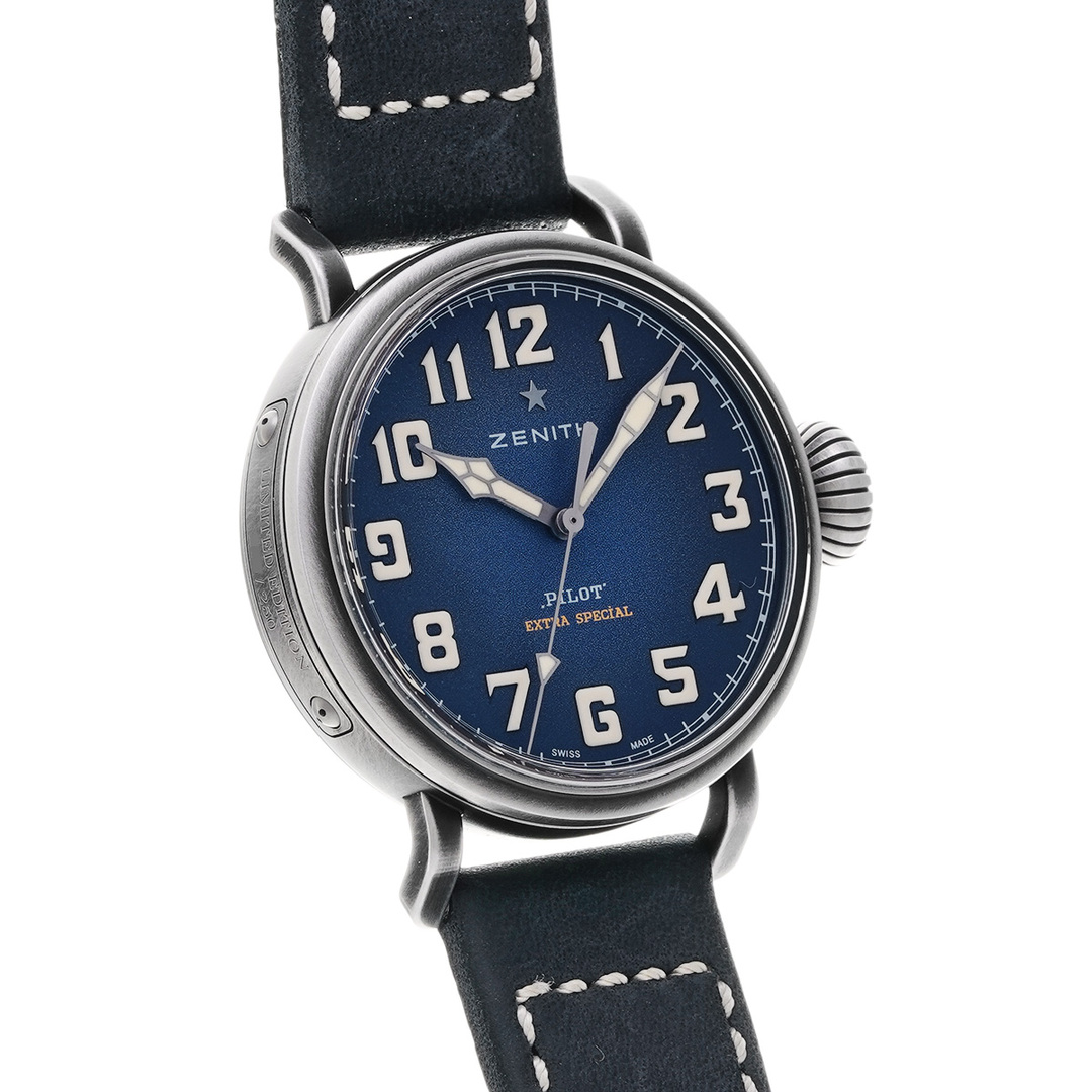 ZENITH(ゼニス)の中古 ゼニス ZENITH 11.1942.679/53.C808 ブルー メンズ 腕時計 メンズの時計(腕時計(アナログ))の商品写真