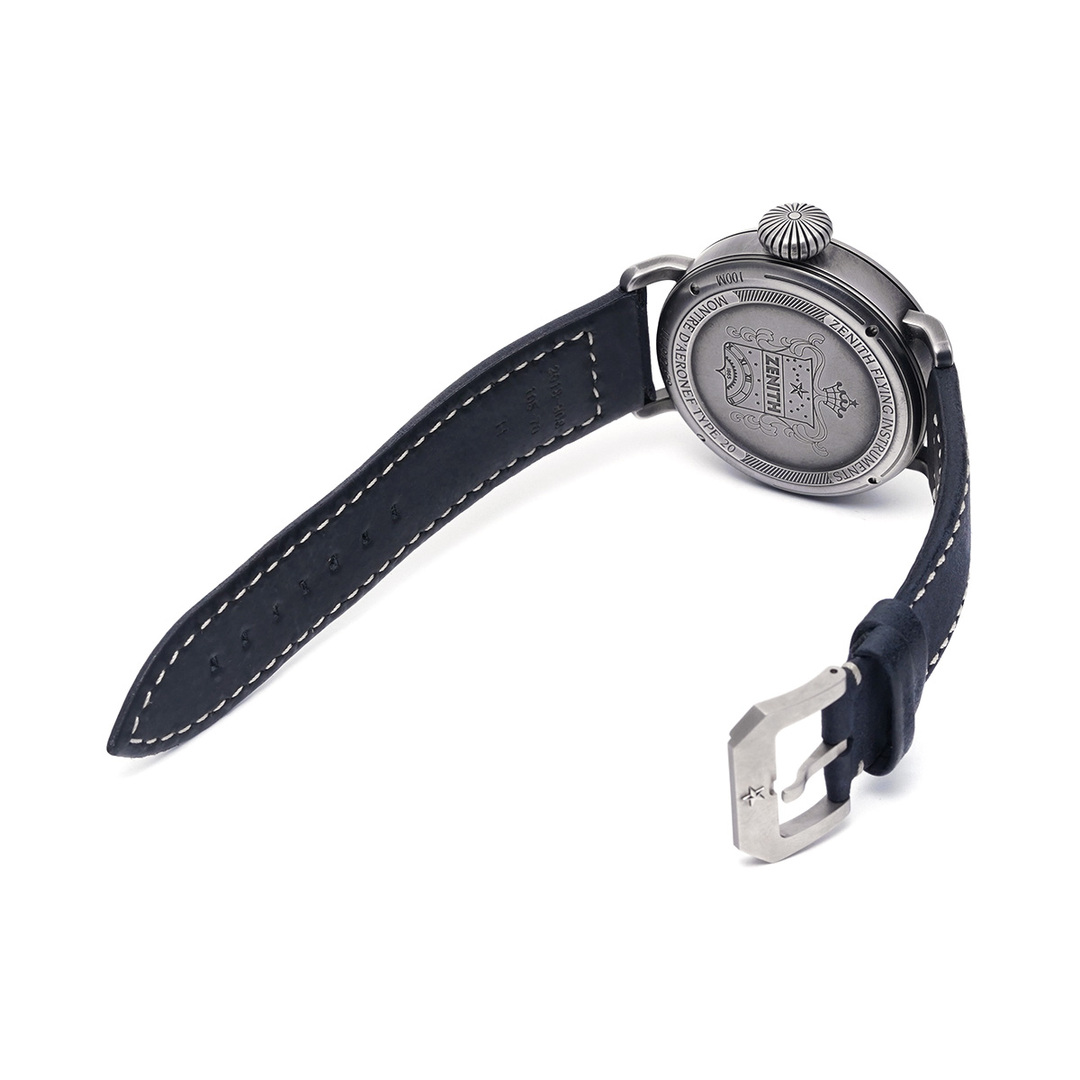 ZENITH(ゼニス)の中古 ゼニス ZENITH 11.1942.679/53.C808 ブルー メンズ 腕時計 メンズの時計(腕時計(アナログ))の商品写真
