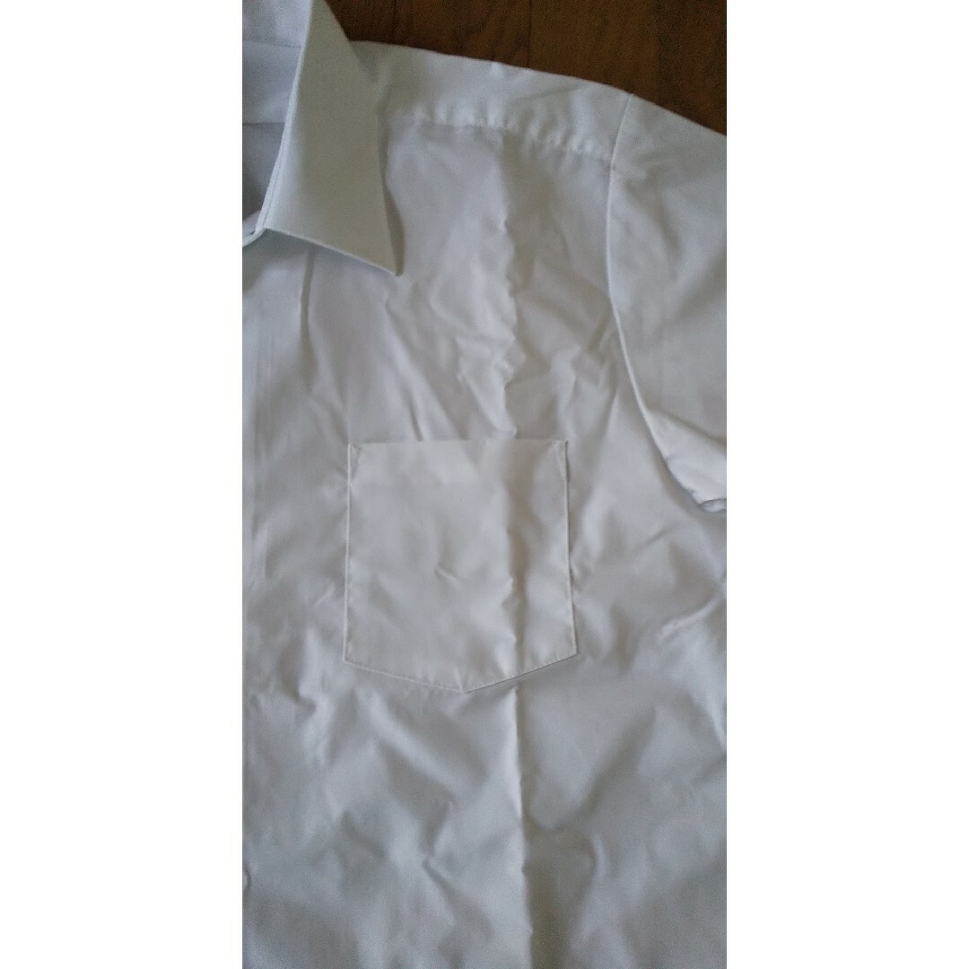 170 A Yシャツ 半袖  スクール シャツ　白シャツ　シャツ　夏服　夏 メンズのトップス(Tシャツ/カットソー(半袖/袖なし))の商品写真