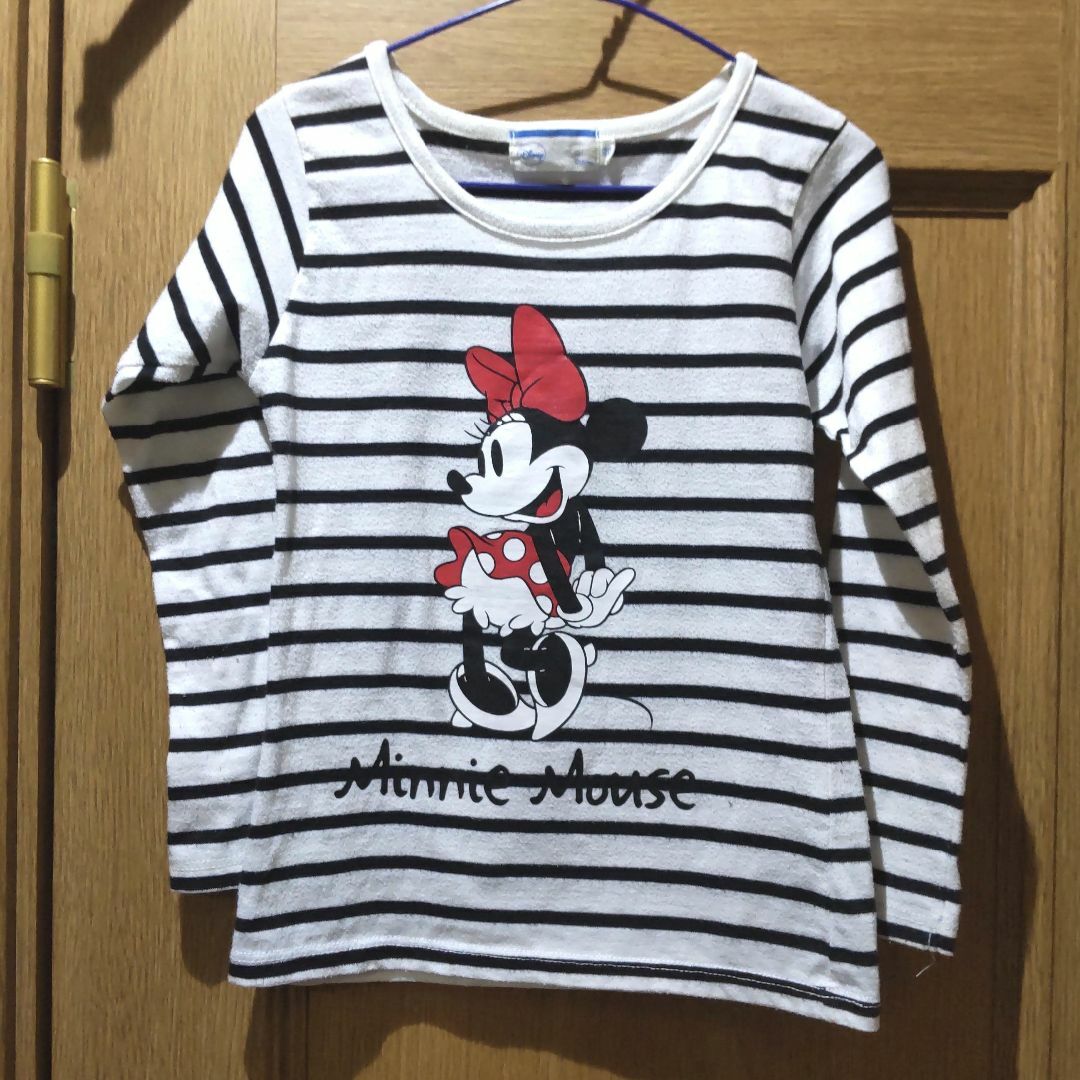 Disney(ディズニー)のディズニー　ミニーマウスのＴシャツ(長袖)　サイズ120　[439] キッズ/ベビー/マタニティのキッズ服女の子用(90cm~)(Tシャツ/カットソー)の商品写真