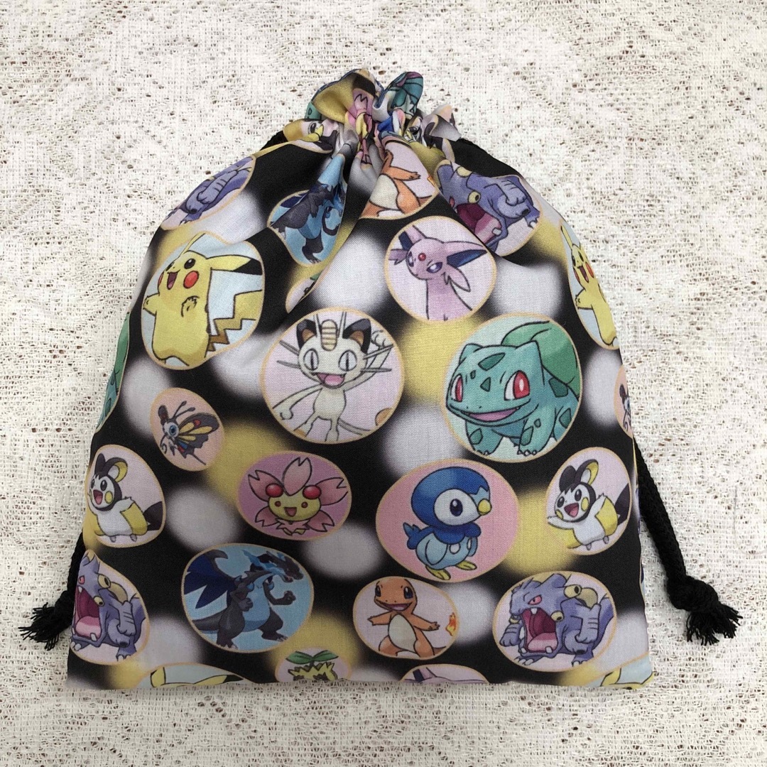 ハンドメイド🌟巾着袋🌟ポケモン ハンドメイドのキッズ/ベビー(外出用品)の商品写真