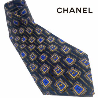 シャネル(CHANEL)のCHANEL シャネル　ネクタイ　ネイビー(ネクタイ)