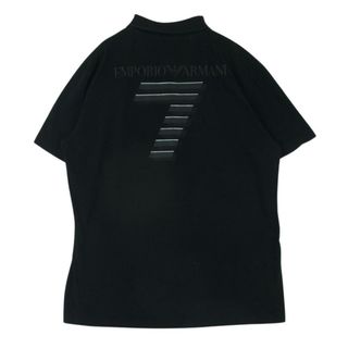 Emporio Armani - Emporio Armani エンポリオ・アルマーニ 3YPF80 PJ18Z EA7 ロゴ 半袖 ポロ シャツ トルコ製 ブラック系 3XL【中古】