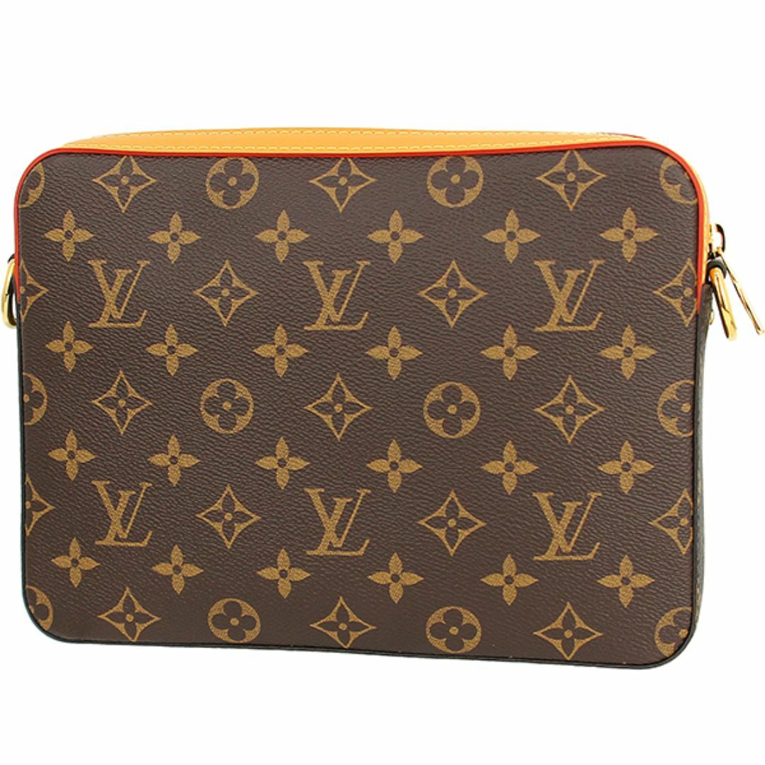 LOUIS VUITTON(ルイヴィトン)のルイヴィトン トリオメッセンジャー NIGOコラボ モノグラムストライプ ショルダーバッグ  ブラウン 茶 ゴールド メンズ 未使用 10231 メンズのバッグ(ショルダーバッグ)の商品写真