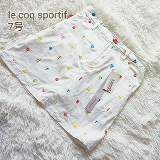 ルコックスポルティフ(le coq sportif)の【タグ付】le coq sportif スカート 7号 ゴルフ 刺繍(ウエア)