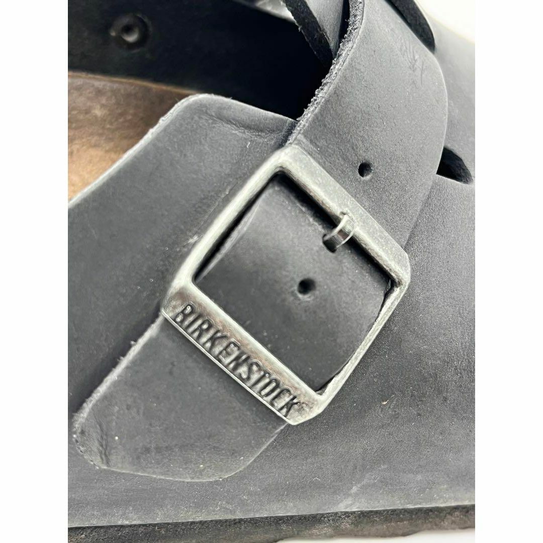 BIRKENSTOCK(ビルケンシュトック)のBIRKENSTOCK クロッグサンダル ボストン レザー 0411 メンズの靴/シューズ(サンダル)の商品写真