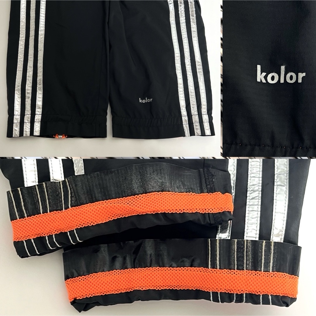 kolor(カラー)の希少　adidas × kolor コラボ　トラックパンツ L メンズのパンツ(その他)の商品写真