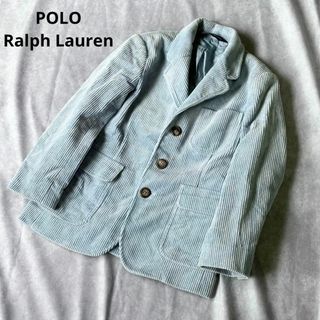 ポロラルフローレン(POLO RALPH LAUREN)のポロラルフローレン　コーデュロイ　ライトブルー　キッズ　6サイズ　ブレザー(ジャケット/上着)