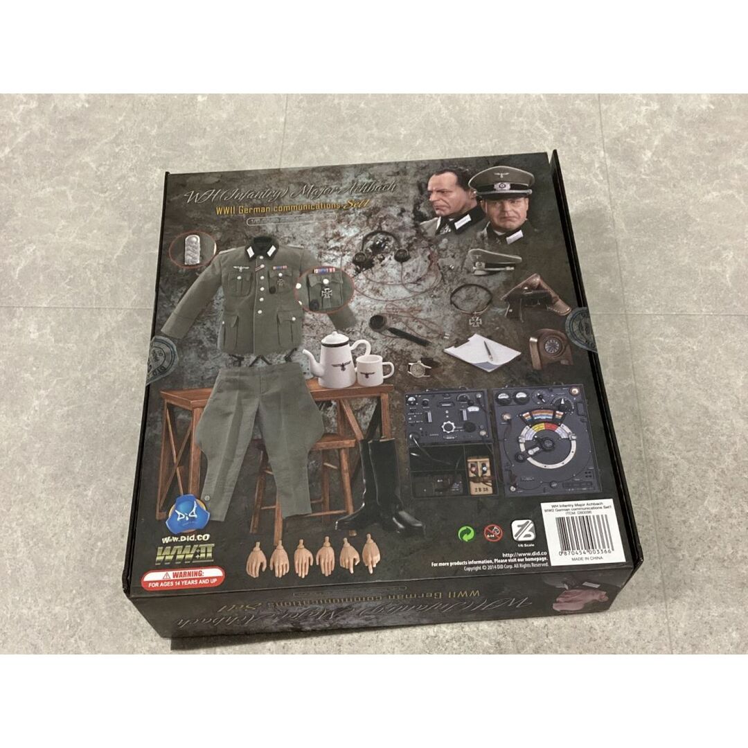 DID WW? 1/6 WH(infantry)Major Achbach German communications Set1 ドイツ軍通信部隊 大佐 アッハバッハ アクションフィギュア エンタメ/ホビーのフィギュア(その他)の商品写真