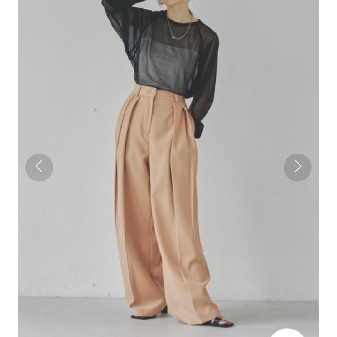 TODAYFUL(トゥデイフル)のＧＷセール!!TODAYFUL☆Tuck Twill Trousers レディースのパンツ(カジュアルパンツ)の商品写真