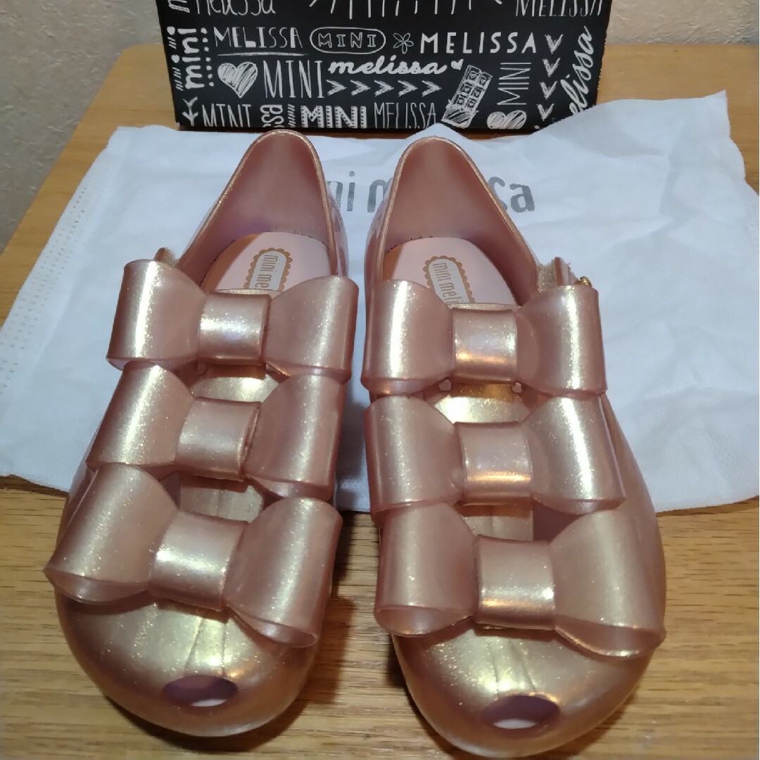 melissa(メリッサ)のメリッサ　サンダル　15cm16cm キッズ/ベビー/マタニティのキッズ靴/シューズ(15cm~)(サンダル)の商品写真