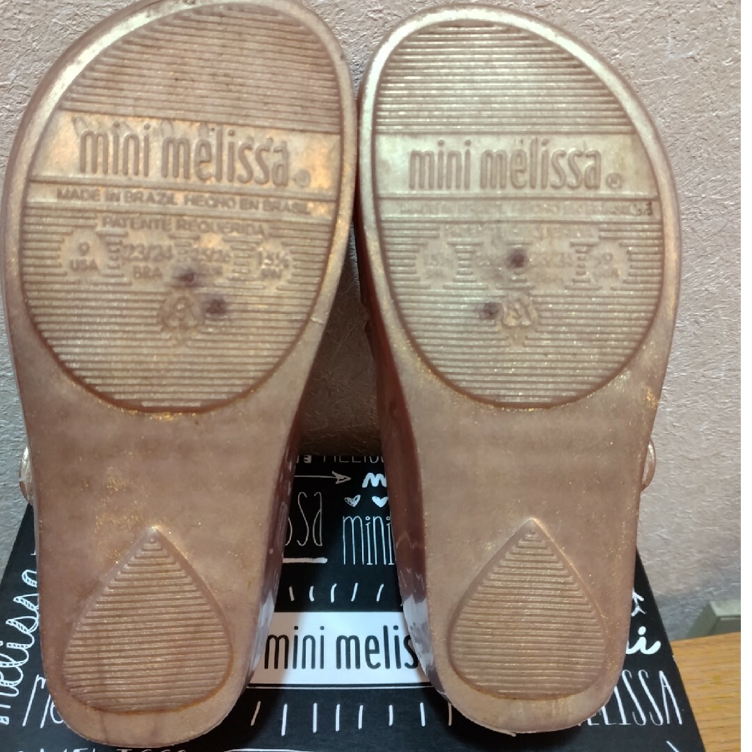 melissa(メリッサ)のメリッサ　サンダル　15cm16cm キッズ/ベビー/マタニティのキッズ靴/シューズ(15cm~)(サンダル)の商品写真