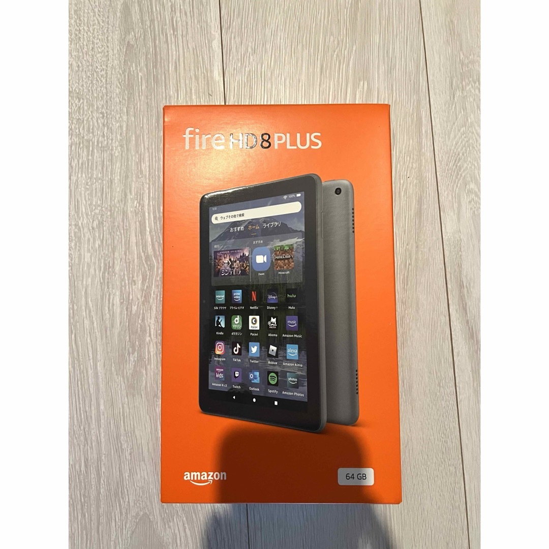 Amazon(アマゾン)の【新品・未開封】Fire HD 8 Plus 8インチHD 64GB グレー スマホ/家電/カメラのPC/タブレット(タブレット)の商品写真