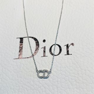 クリスチャンディオール(Christian Dior)の新品♡Christian Dior  CDロゴネックレス　シルバー(ネックレス)