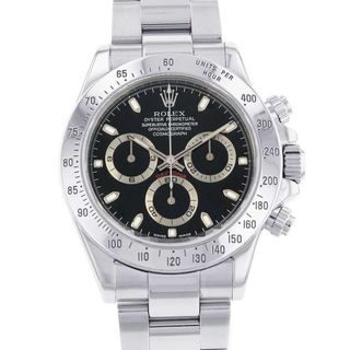 ロレックス(ROLEX)のロレックス コスモグラフ デイトナ F番 116520 ROLEX 黒文字盤(腕時計(アナログ))