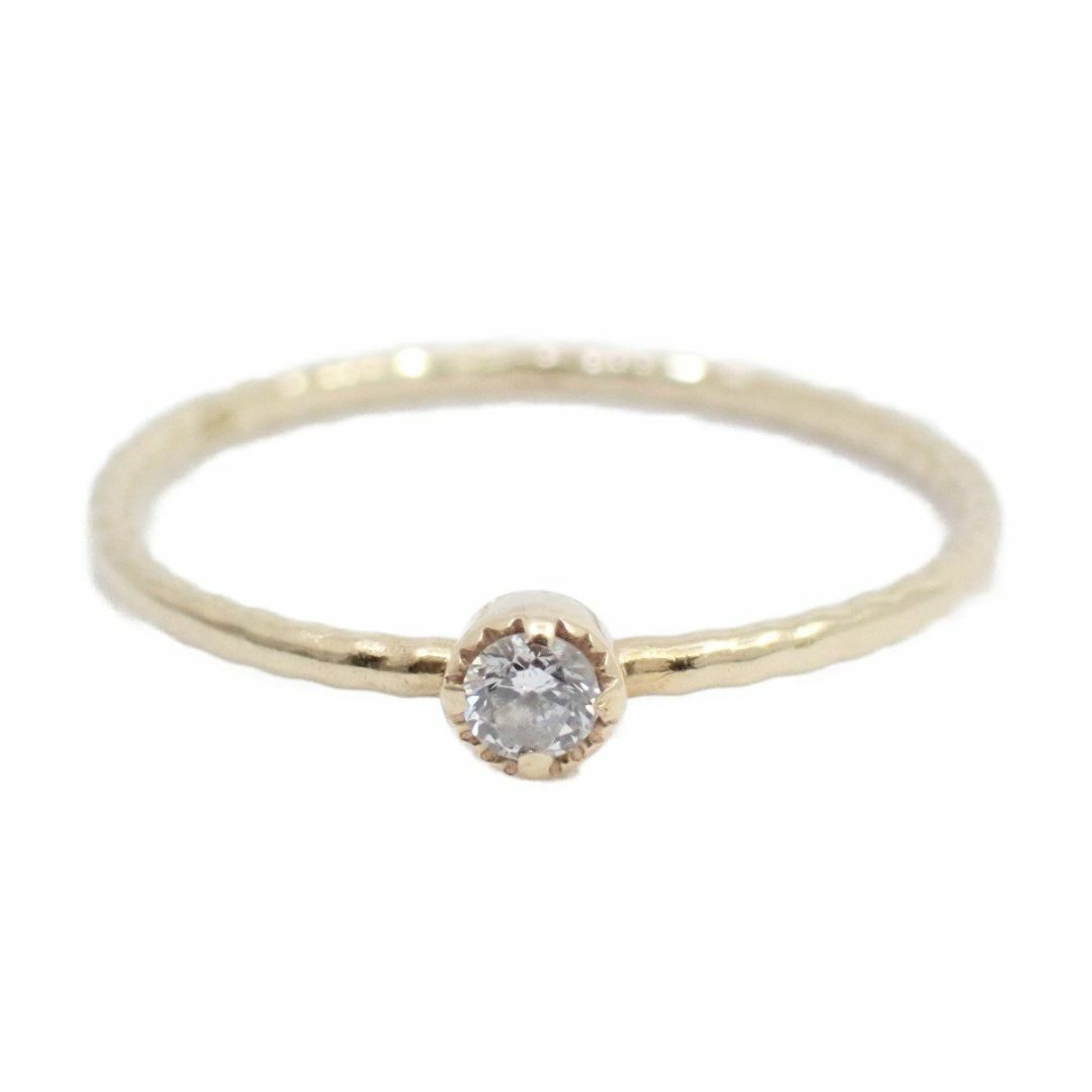 ノーブランド ピンキーリング 指輪 K10/ダイヤモンド0.03ct 3号 レディースのアクセサリー(リング(指輪))の商品写真