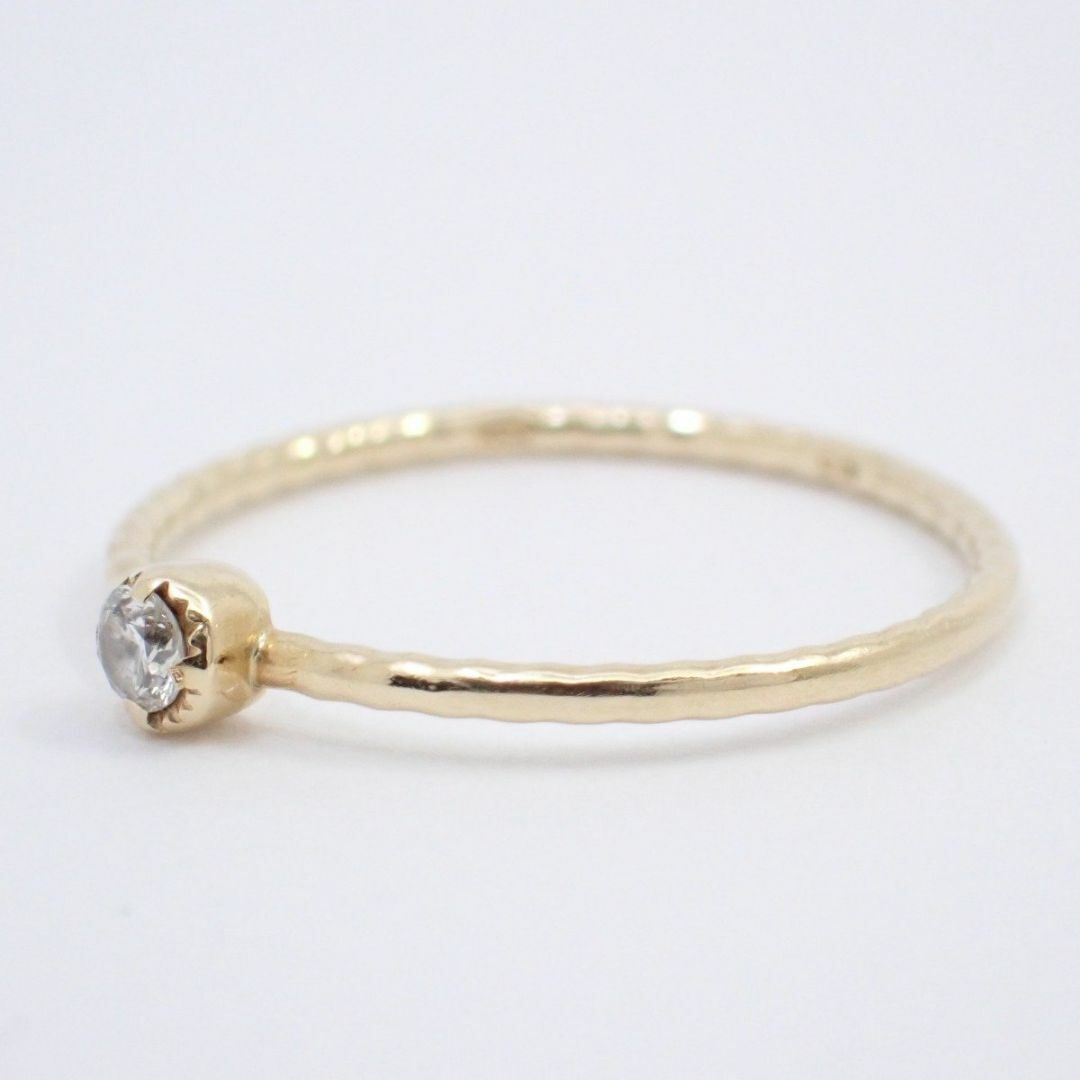 ノーブランド ピンキーリング 指輪 K10/ダイヤモンド0.03ct 3号 レディースのアクセサリー(リング(指輪))の商品写真