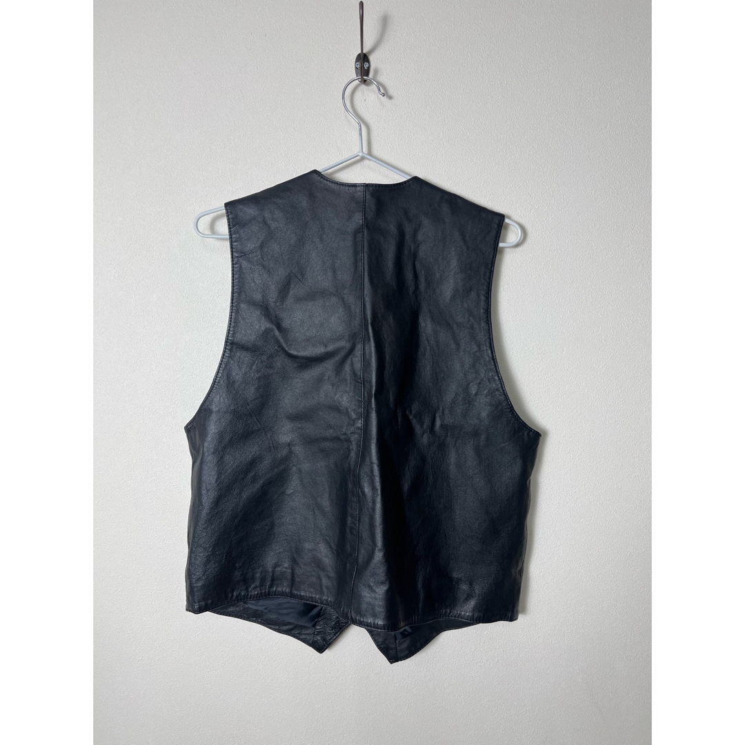 K796 all wing bodyレザーベスト LEATHER VEST メンズのトップス(ベスト)の商品写真