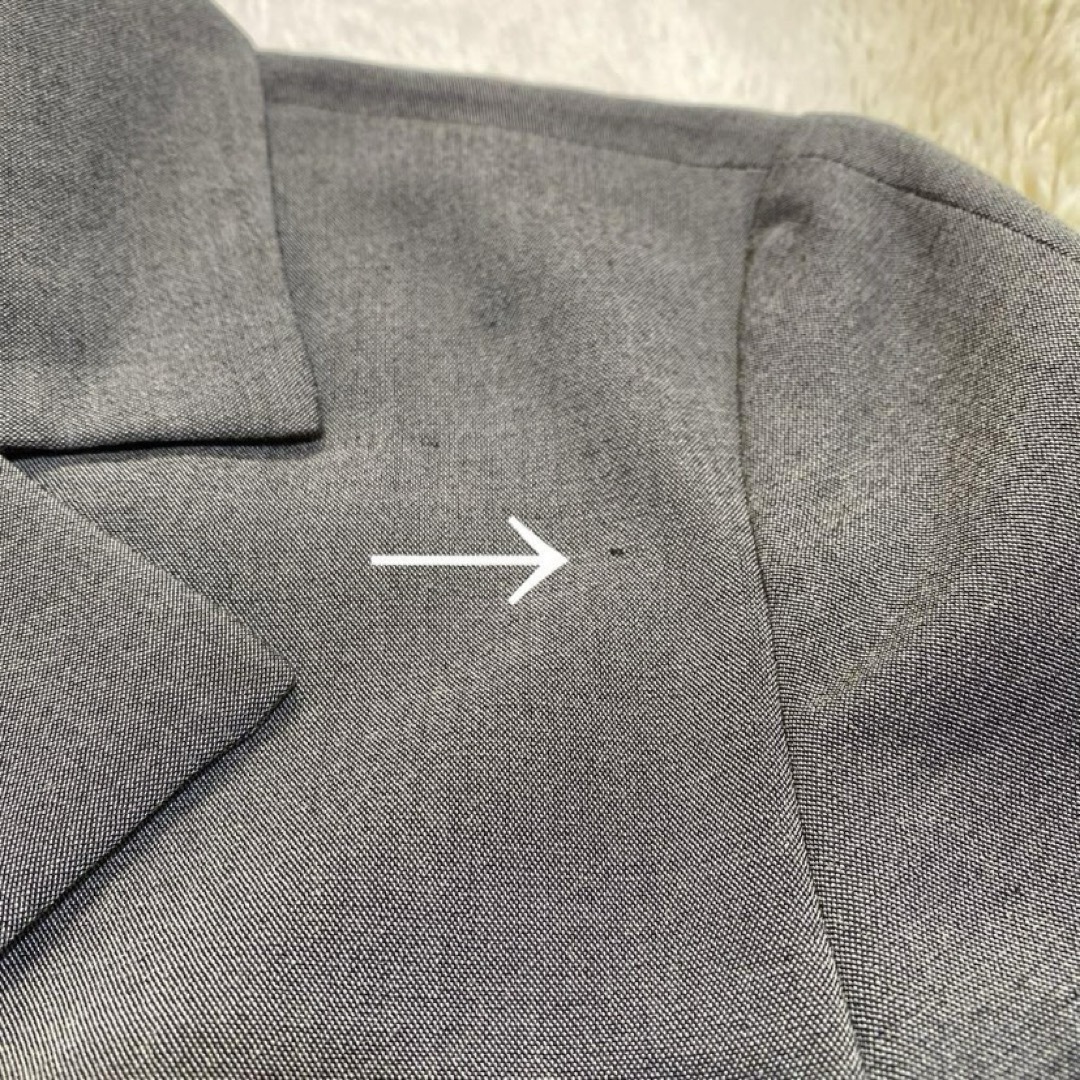 サマースーツ レディースパンツスーツ 7分袖 3点セット シャツ付きセットアップ レディースのフォーマル/ドレス(スーツ)の商品写真