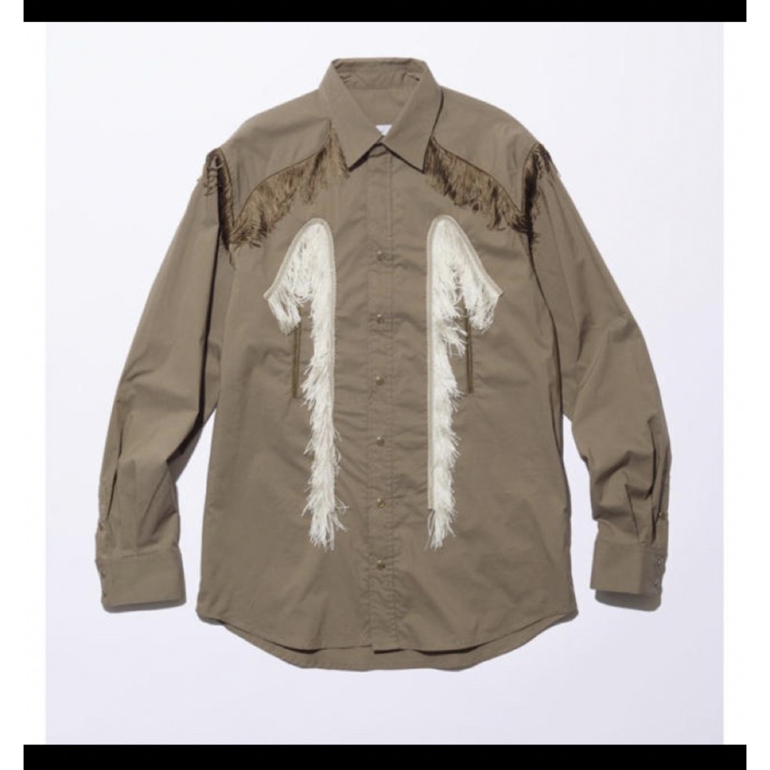 TOGA VIRILIS(トーガビリリース)のtoga virilis FRINGE SHIRT シャツ　ブラウス メンズのトップス(Tシャツ/カットソー(七分/長袖))の商品写真