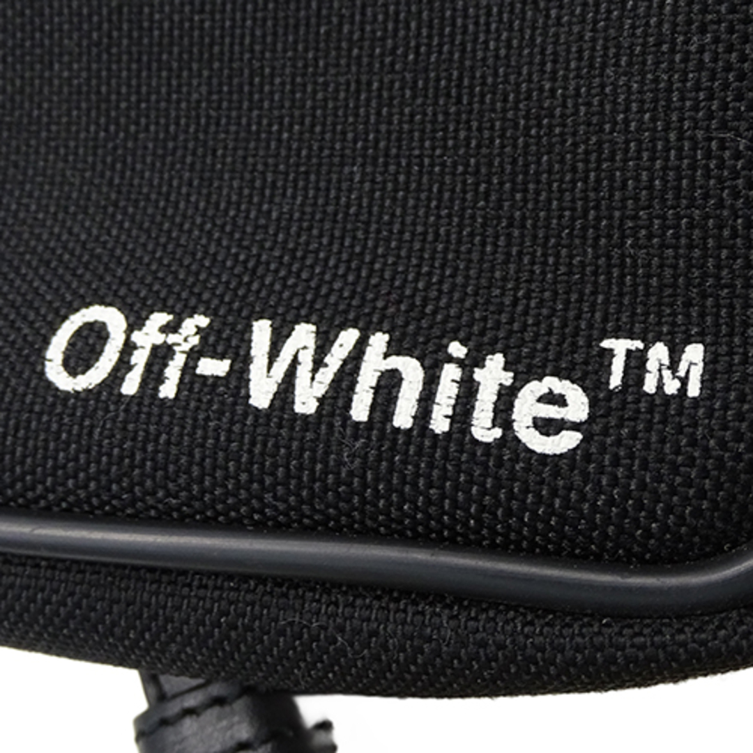 OFF-WHITE(オフホワイト)のオフホワイト OFF-WHITE バッグ メンズ ブランド ボディバッグ ショルダーバッグ キャンバス ブラック イエロー 取外し可能 【中古】 メンズのバッグ(ウエストポーチ)の商品写真