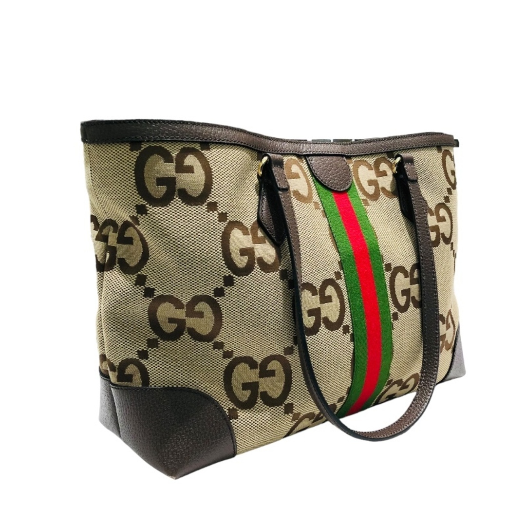 Gucci(グッチ)の　グッチ GUCCI オフィディアGGミディアムトート 631685 ブラウン GGスプリーム レディース トートバッグ レディースのバッグ(トートバッグ)の商品写真