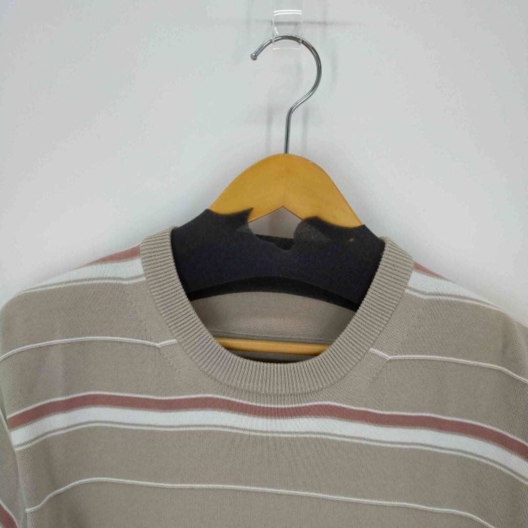 UNITED ARROWS(ユナイテッドアローズ)のUNITED ARROWS(ユナイテッドアローズ) マルチボーダー クルーネック メンズのトップス(Tシャツ/カットソー(半袖/袖なし))の商品写真