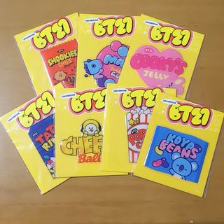 BTS BT21 公式 ステッカー ７枚セット