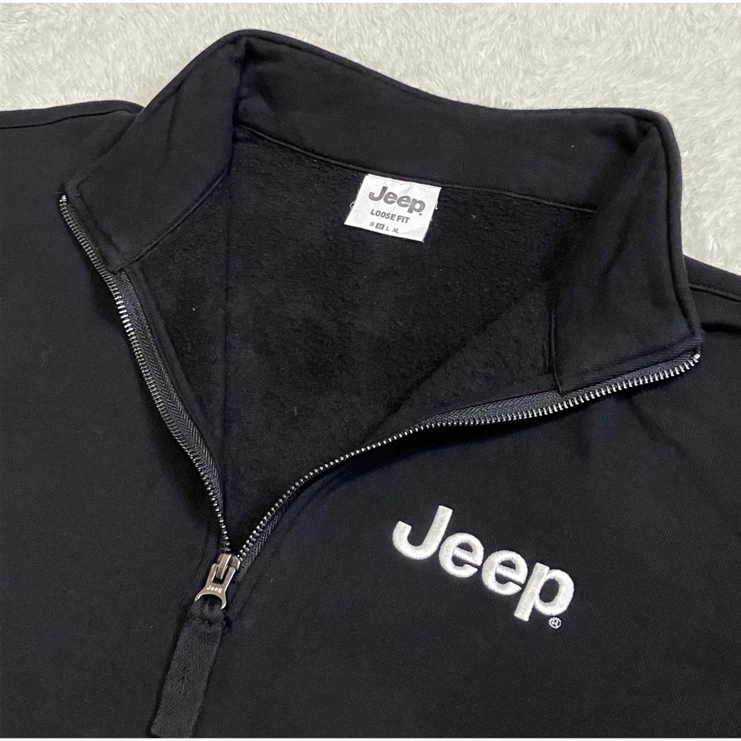 Jeep   Half Zip-Up M-Logo Sweat サイズM メンズのトップス(スウェット)の商品写真