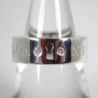 ティファニー(Tiffany & Co.)のティファニー 925 ダイヤモンド ロック リング 7.5号[g257-46］(リング(指輪))